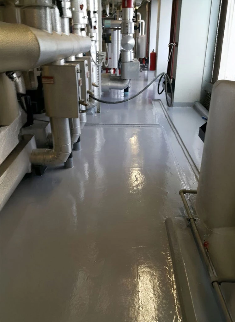 Endüstriyel zeminlerde epoksi ve polyurea katman detayları