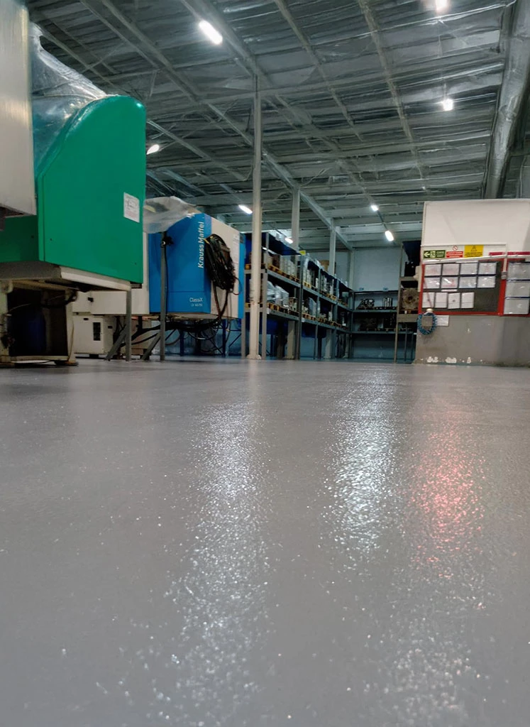 Endüstriyel epoksi ve polyurea zemin kaplama uygulaması